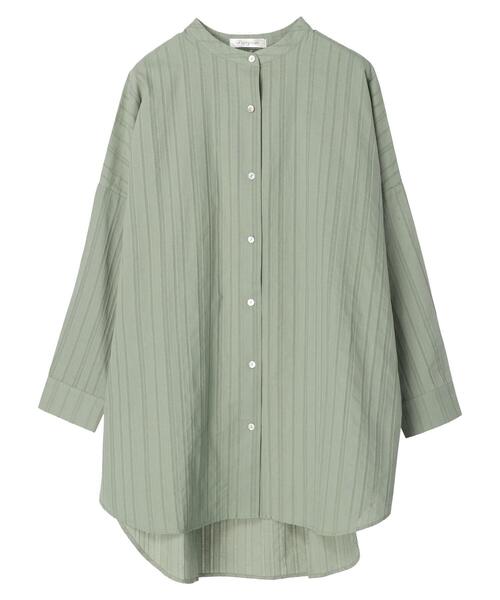 Furryrate(ファーリーレート)の「・furry rate ギャザーチュニック(シャツ/ブラウス・レディース・ベージュ/オフホワイト/ミント・FREE)」の3枚目の写真