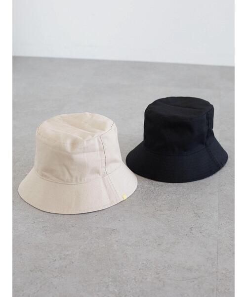 Green Parks(グリーンパークス)の「・チェックリバーシブルハット(ハット・レディース・ブラック/アイボリー・FREE)」の11枚目の写真