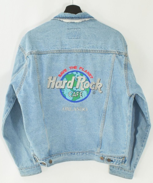 ヴィンテージ古着 Vintage ヴィンテージ のデニムジャケット ハードロックカフェ Hard Rock ハードロックカフェ デニムジャケット デニムジャケット Rock Vintage ヴィンテージ のファッション Cafe