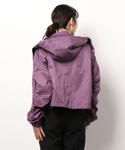 SHEL'TTER ORIGINAL（シェルターオリジナル）の「オーバーサイズパーカーブルゾン（ブルゾン・レディース・ライトグレー/パープル・FREE）」の5枚目の写真