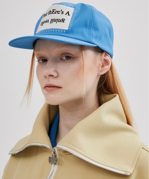 ESC STUDIO（イーエスシースタジオ）の「【ESC STUDIO/イーエスシースタジオ】patch cap/パッチ ワッペン キャップ ナイロン 帽子（キャップ・メンズ・ブラック/ピンク/ブルー・ONE SIZE）」の14枚目の写真