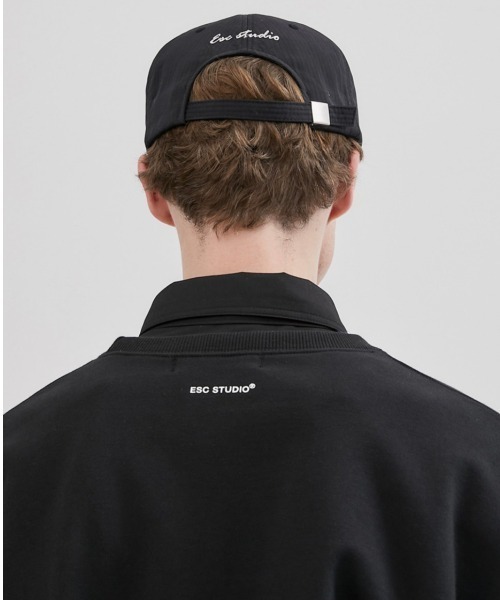 ESC STUDIO（イーエスシースタジオ）の「【ESC STUDIO/イーエスシースタジオ】patch cap/パッチ ワッペン キャップ ナイロン 帽子（キャップ・メンズ・ブラック/ピンク/ブルー・ONE SIZE）」の11枚目の写真