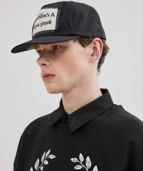 ESC STUDIO（イーエスシースタジオ）の「【ESC STUDIO/イーエスシースタジオ】patch cap/パッチ ワッペン キャップ ナイロン 帽子（キャップ・メンズ・ブラック/ピンク/ブルー・ONE SIZE）」の10枚目の写真