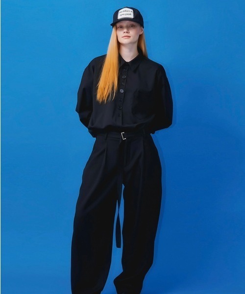 ESC STUDIO（イーエスシースタジオ）の「【ESC STUDIO/イーエスシースタジオ】patch cap/パッチ ワッペン キャップ ナイロン 帽子（キャップ・メンズ・ブラック/ピンク/ブルー・ONE SIZE）」の5枚目の写真