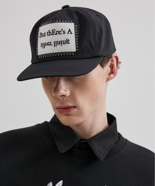 ESC STUDIO（イーエスシースタジオ）の「【ESC STUDIO/イーエスシースタジオ】patch cap/パッチ ワッペン キャップ ナイロン 帽子（キャップ・メンズ・ブラック/ピンク/ブルー・ONE SIZE）」の9枚目の写真