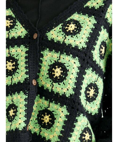 ehka sopo（エヘカソポ）の「モチーフレースカーディガン