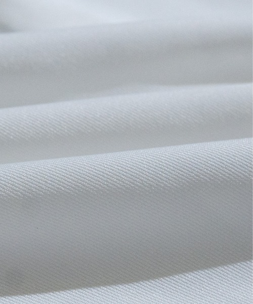 JOHN'S CLOSET（ジョンズクローゼット）の「【a】ナチュラルストレッチポリエステルクレリック半袖ビッグシャツ/ルーズシルエットシャツ（シャツ/ブラウス・メンズ・ホワイト/ブラック/ベージュ/ブルー/グリーン・MEDIUM/LARGE/X-LARGE）」の12枚目の写真