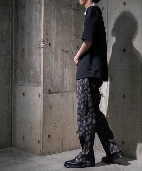 JOHN'S CLOSET（ジョンズクローゼット）の「【a】ナチュラルストレッチポリエステルクレリック半袖ビッグシャツ/ルーズシルエットシャツ（シャツ/ブラウス・メンズ・ホワイト/ブラック/ベージュ/ブルー/グリーン・MEDIUM/LARGE/X-LARGE）」の18枚目の写真