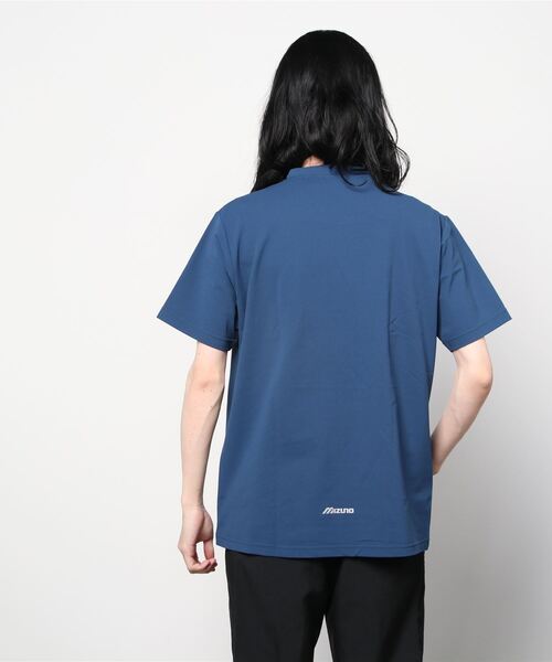 MIZUNO SPORTS STYLE（ミズノスポーツスタイル）の「ポケットＴシャツ　［ユニセックス］（Tシャツ/カットソー・メンズ・ブラック/ホワイト/ダークブルー・M/XL/L/S）」の5枚目の写真