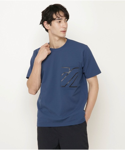 MIZUNO SPORTS STYLE（ミズノスポーツスタイル）の「ポケットＴシャツ　［ユニセックス］（Tシャツ/カットソー・メンズ・ブラック/ホワイト/ダークブルー・M/XL/L/S）」の3枚目の写真