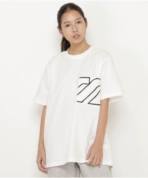 MIZUNO SPORTS STYLE（ミズノスポーツスタイル）の「ポケットＴシャツ　［ユニセックス］（Tシャツ/カットソー・メンズ・ブラック/ホワイト/ダークブルー・M/XL/L/S）」の7枚目の写真