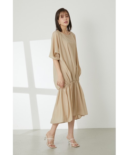 SHEL’TTER（シェルター）の「シアーローウエストOP（ワンピース・レディース・ブラック/ベージュ/カーキ・SMALL/MEDIUM）」の3枚目の写真