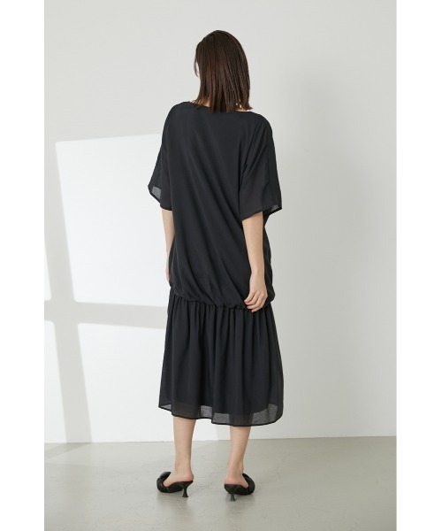 SHEL’TTER（シェルター）の「シアーローウエストOP（ワンピース・レディース・ブラック/ベージュ/カーキ・SMALL/MEDIUM）」の7枚目の写真