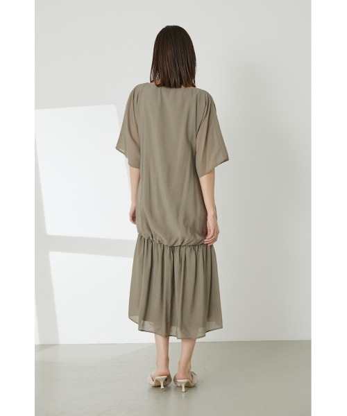 SHEL’TTER（シェルター）の「シアーローウエストOP（ワンピース・レディース・ブラック/ベージュ/カーキ・SMALL/MEDIUM）」の18枚目の写真