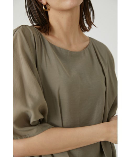 SHEL’TTER（シェルター）の「シアーローウエストOP（ワンピース・レディース・ブラック/ベージュ/カーキ・SMALL/MEDIUM）」の20枚目の写真