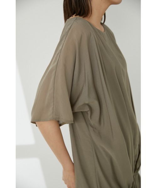 SHEL’TTER（シェルター）の「シアーローウエストOP（ワンピース・レディース・ブラック/ベージュ/カーキ・SMALL/MEDIUM）」の19枚目の写真