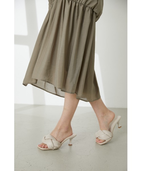 SHEL’TTER（シェルター）の「シアーローウエストOP（ワンピース・レディース・ブラック/ベージュ/カーキ・SMALL/MEDIUM）」の22枚目の写真