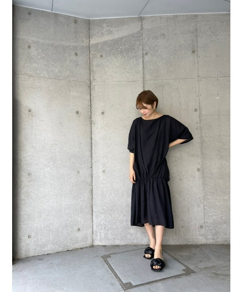 SHEL’TTER（シェルター）の「シアーローウエストOP（ワンピース・レディース・ブラック/ベージュ/カーキ・SMALL/MEDIUM）」の13枚目の写真