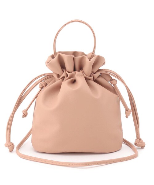 ITS'DEMO（イッツデモ）の「◆【WEB限定】巾着2WAYショルダー（ショルダーバッグ・レディース・ホワイト/ブラック/ベージュ/ブルー/グリーン/ピンク系・00）」の12枚目の写真