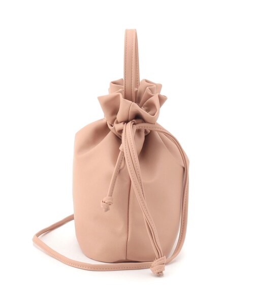 ITS'DEMO（イッツデモ）の「◆【WEB限定】巾着2WAYショルダー（ショルダーバッグ・レディース・ホワイト/ブラック/ベージュ/ブルー/グリーン/ピンク系・00）」の8枚目の写真