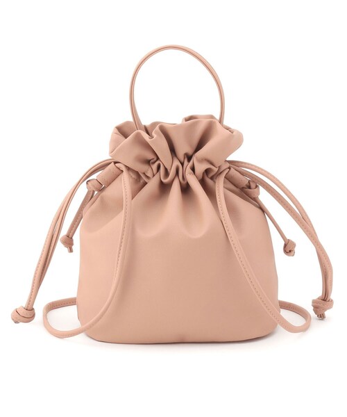 ITS'DEMO（イッツデモ）の「◆【WEB限定】巾着2WAYショルダー（ショルダーバッグ・レディース・ホワイト/ブラック/ベージュ/ブルー/グリーン/ピンク系・00）」の15枚目の写真