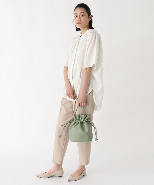 ITS'DEMO（イッツデモ）の「◆【WEB限定】巾着2WAYショルダー（ショルダーバッグ・レディース・ホワイト/ブラック/ベージュ/ブルー/グリーン/ピンク系・00）」の19枚目の写真