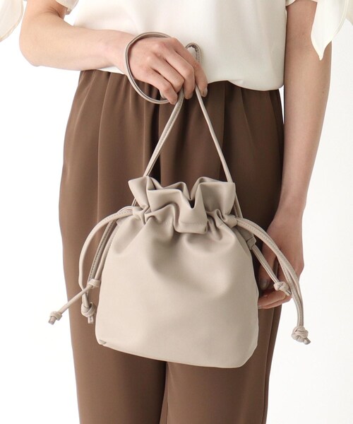 ITS'DEMO（イッツデモ）の「◆【WEB限定】巾着2WAYショルダー（ショルダーバッグ・レディース・ホワイト/ブラック/ベージュ/ブルー/グリーン/ピンク系・00）」の20枚目の写真