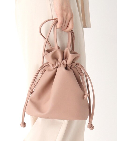 ITS'DEMO（イッツデモ）の「◆【WEB限定】巾着2WAYショルダー（ショルダーバッグ・レディース・ホワイト/ブラック/ベージュ/ブルー/グリーン/ピンク系・00）」の22枚目の写真