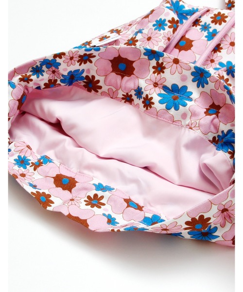 Little sunny bite（リトルサニーバイト）の「Original flower print bag（トートバッグ・レディース・パープル/ピンク/オレンジ・FREE）」の18枚目の写真