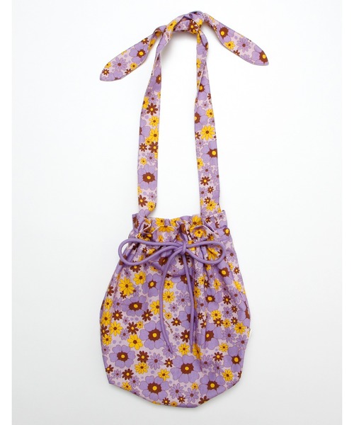 Little sunny bite（リトルサニーバイト）の「Original flower print bag（トートバッグ・レディース・パープル/ピンク/オレンジ・FREE）」の7枚目の写真
