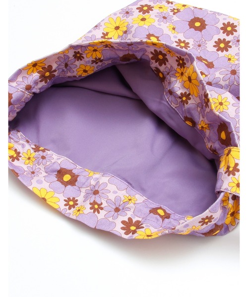 Little sunny bite（リトルサニーバイト）の「Original flower print bag（トートバッグ・レディース・パープル/ピンク/オレンジ・FREE）」の12枚目の写真