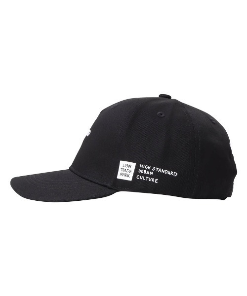 NESTA BRAND(ネスタブランド)の「_x001F_カラーロゴ刺繍ドローイングCAP(キャップ・メンズ・ブラック/サーモンピンク・F)」の4枚目の写真