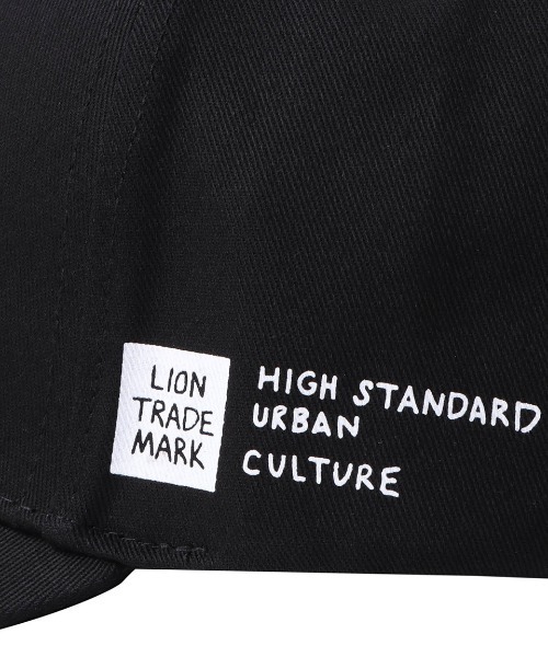 NESTA BRAND(ネスタブランド)の「_x001F_カラーロゴ刺繍ドローイングCAP(キャップ・メンズ・ブラック/サーモンピンク・F)」の8枚目の写真