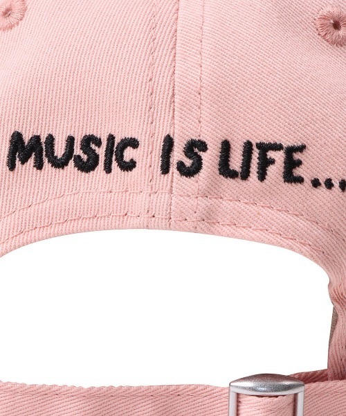 NESTA BRAND(ネスタブランド)の「_x001F_カラーロゴ刺繍ドローイングCAP(キャップ・メンズ・ブラック/サーモンピンク・F)」の17枚目の写真