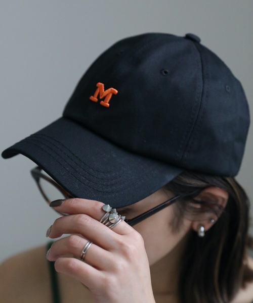 ap retro(アプレトロ)の「イニシャルキャップ(キャップ・レディース・イエロー/ホワイト/ブラック/アイボリー・FREE)」の5枚目の写真