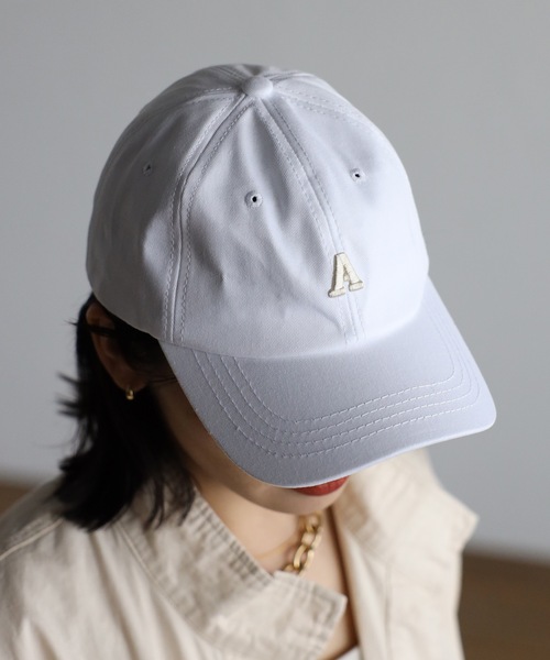 ap retro(アプレトロ)の「イニシャルキャップ(キャップ・レディース・イエロー/ホワイト/ブラック/アイボリー・FREE)」の13枚目の写真