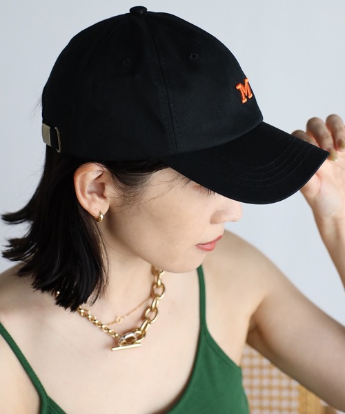 ap retro(アプレトロ)の「イニシャルキャップ(キャップ・レディース・イエロー/ホワイト/ブラック/アイボリー・FREE)」の20枚目の写真