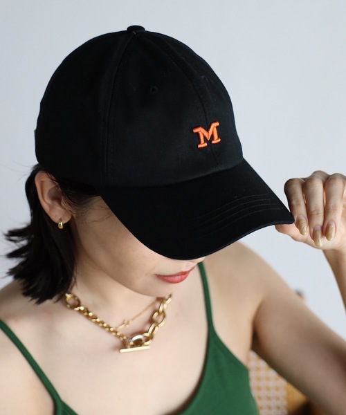 ap retro(アプレトロ)の「イニシャルキャップ(キャップ・レディース・イエロー/ホワイト/ブラック/アイボリー・FREE)」の19枚目の写真