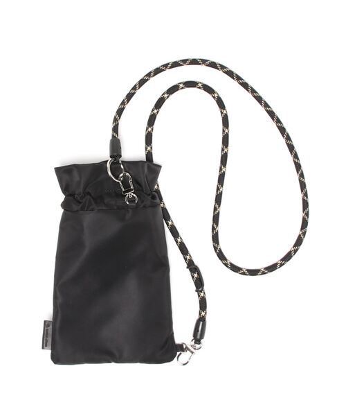 MSPC（エムエスピーシー）の「【YOSEMITE STRAP × MSPC】KINNCHAKU BAG(巾着ショルダーバッグ)（ショルダーバッグ・メンズ・ブラック・FREE）」の6枚目の写真