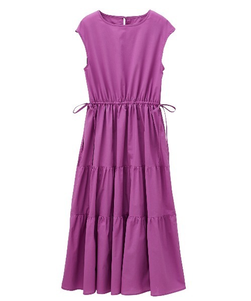 GeeRA（ジーラ）の「フレアーティアードワンピース（ワンピース・レディース・ブラック/イエロー/ブルー/ピンク・SMALL/MEDIUM/LARGE/X-LARGE/XX-LARGE）」の8枚目の写真