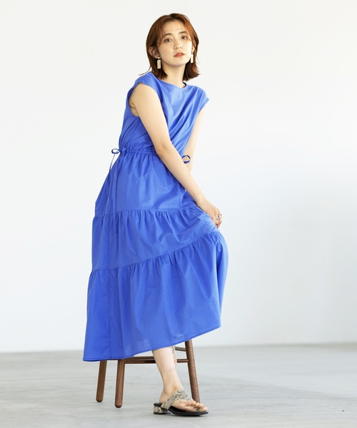 GeeRA（ジーラ）の「フレアーティアードワンピース（ワンピース・レディース・ブラック/イエロー/ブルー/ピンク・SMALL/MEDIUM/LARGE/X-LARGE/XX-LARGE）」の17枚目の写真