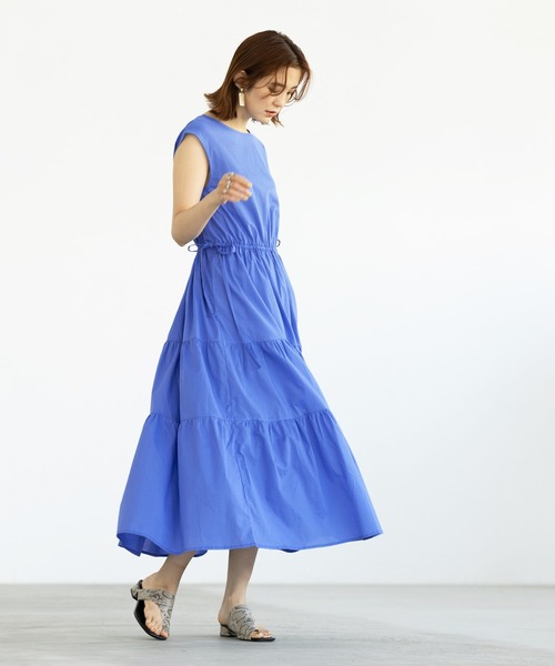 GeeRA（ジーラ）の「フレアーティアードワンピース（ワンピース・レディース・ブラック/イエロー/ブルー/ピンク・SMALL/MEDIUM/LARGE/X-LARGE/XX-LARGE）」の20枚目の写真