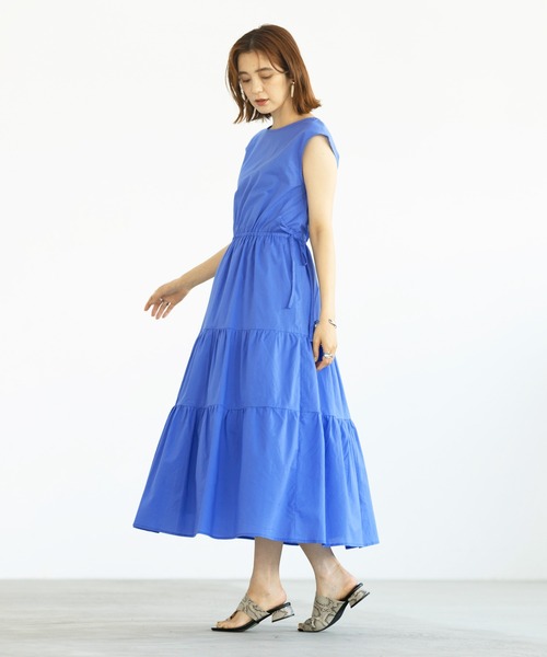 GeeRA（ジーラ）の「フレアーティアードワンピース（ワンピース・レディース・ブラック/イエロー/ブルー/ピンク・SMALL/MEDIUM/LARGE/X-LARGE/XX-LARGE）」の22枚目の写真