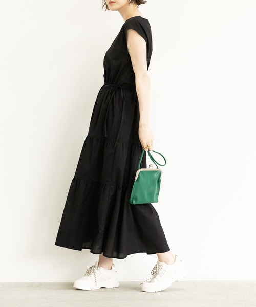 GeeRA（ジーラ）の「フレアーティアードワンピース（ワンピース・レディース・ブラック/イエロー/ブルー/ピンク・SMALL/MEDIUM/LARGE/X-LARGE/XX-LARGE）」の15枚目の写真