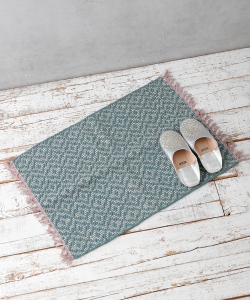BIRTHDAY BAR(バースデイバー)の「Haim Floor Mat フロアマット(ラグ/マット・レディース・ブラウン/バイオレット/ターコイズブルー・フリー)」の7枚目の写真