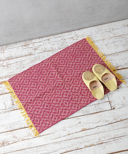 BIRTHDAY BAR(バースデイバー)の「Haim Floor Mat フロアマット(ラグ/マット・レディース・ブラウン/バイオレット/ターコイズブルー・フリー)」の8枚目の写真