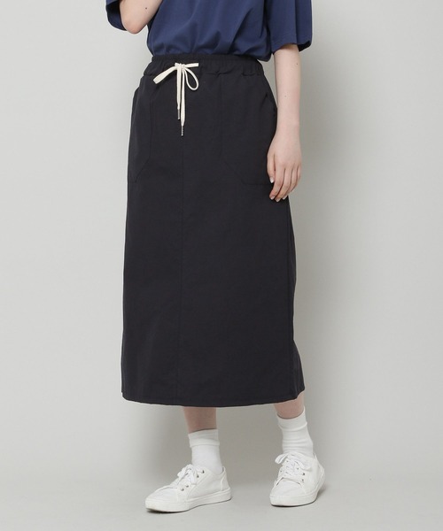 ALAND(エーランド)の「3.3Field Trip/TIEWAIST MIDIスカート 2297717(スカート・レディース・アイボリー/ネイビー/ベージュ・FREE)」の3枚目の写真