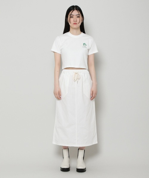 ALAND(エーランド)の「3.3Field Trip/TIEWAIST MIDIスカート 2297717(スカート・レディース・アイボリー/ネイビー/ベージュ・FREE)」の18枚目の写真