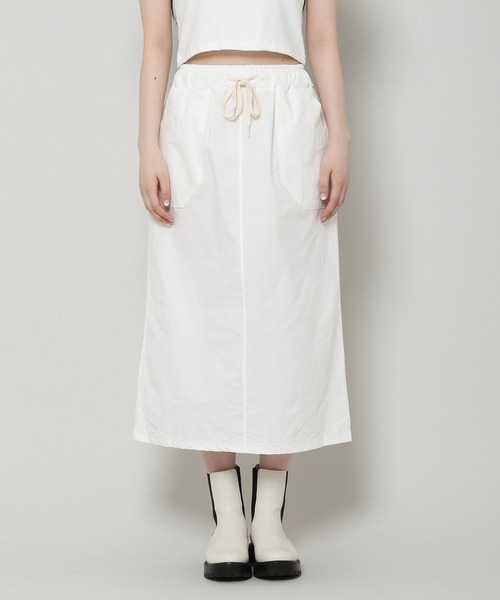 ALAND(エーランド)の「3.3Field Trip/TIEWAIST MIDIスカート 2297717(スカート・レディース・アイボリー/ネイビー/ベージュ・FREE)」の21枚目の写真
