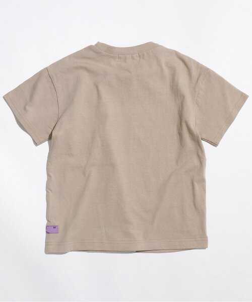 BREEZE by saori(ブリーズバイサオリ)の「/NET別注3色3柄ロゴTシャツ by saori(Tシャツ/カットソー・キッズ・ベージュ/サックスブルー/オフホワイト・100/140/110/130/90/120/150)」の22枚目の写真